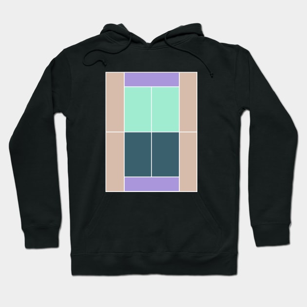 TENNIS COURT PALETTE Hoodie by King Chris